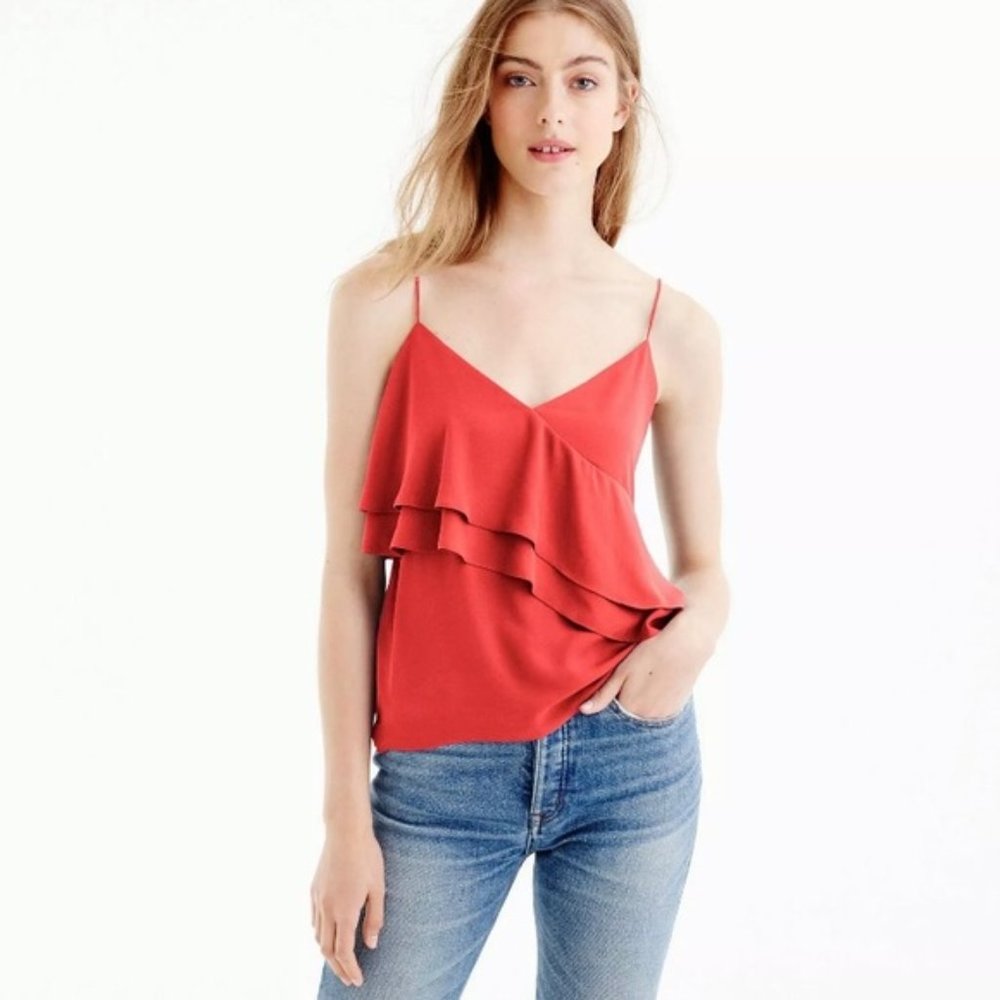J. Crew | Drapey Ruffle Cami - Picture 6 of 7
